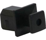 InLine® Schmutz-Schutz, für USB B Buchse, schwarz, 50er Pack