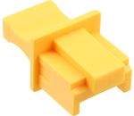 InLine® Schmutzschutz, für RJ45 Buchse, Farbe: gelb, 10er Blister