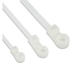 InLine® Kabelbinder mit Montageloch, Länge 200mm, Breite 4,8mm, 100 Stück