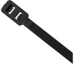 InLine Kabelbinder mit Doppelkopf, L 300mm, B 4,8mm, schwarz, 100 Stück