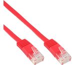 InLine® Patchkabel flach, U/UTP, Cat.6, rot, 2m