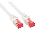 InLine Patchkabel, S/FTP (PiMf), Cat.6, weiß, 0,3m