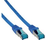 InLine Patchkabel Cat.6A, S/FTP (PiMf), halogenfrei, 500MHz, blau, 2m