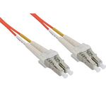 InLine® LWL Duplex Kabel, LC/LC 50/125µm, 2m