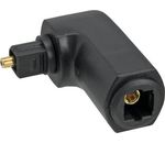 InLine OPTO Audio Adapter Toslink Bu->Toslink St 90° gewinkelt schwarz