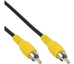 InLine® Cinch Kabel, Video, Stecker/Stecker, schwarz, 10m