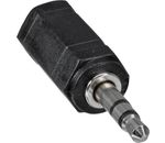 InLine Audio Adapter 2,5mm Klinke Bu->3,5mm St Stereo schwarz