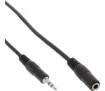 InLine Klinke Verlängerung 3,5mm Klinke Stecker / Buchse Stereo schwarz 2m