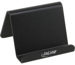 InLine Smartphone und Handy Halterung für Schreibtisch / Regal, schwarz