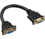 InLine VGA Adapterkabel 15pol. VGA Buchse auf Buchse zum Einbau verg. 0,2m