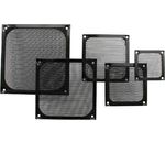 InLine® Lüftergitter, Aluminium Filter, 80x80mm, schwarz