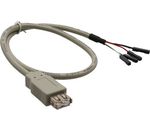 InLine USB 2.0 Adapterkabel Buchse A auf Pfostenanschluss bulk 0,4m