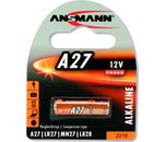Ansmann Alkaline Batterie A27, 12V, 1er Blister (1516-0001)