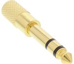 InLine Audio Adapter 6,3mm Klinke Ste->3,5mm Klinke Bu Stereo gold