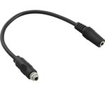 InLine Audio Adapterkabel zum Einbau+Gewinde 3,5mm Stereo Buchse/Buchse 0,2m