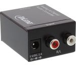 InLine Audio Adapter Analog->Digi 2xCinch Stereo->Toslink/Cinch schwarz