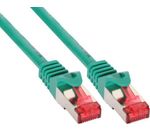 InLine® Patchkabel, S/FTP (PiMf), Cat.6, halogenfrei, grün, 2m