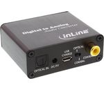 InLine Audio Adapter Digi->Analog Toslink&Cinch->Cinch stereo USB Power schwarz