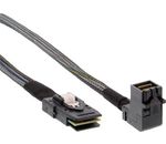 InLine Mini SAS HD Kabel SFF-8643 gewinkelt zu SFF-8087 mit Sideband 1m