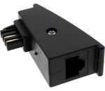 INLINE TAE-F Adapter, TAE-F Stecker auf RJ45 Buchse, 8P2C für Fritzbox