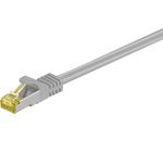RJ45 Patchkabel mit CAT 7 Rohkabel S/FTP; CAT 7-0200 S/FTP PIMF RJ45 GRAU 2m