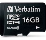 Verbatim Micro SDHC Card 16GB Class 10