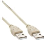 InLine USB 2.0 Kabel A an A beige 5m