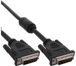 InLine DVI-D Kabel digital 24+1 Stecker -> Stecker Dual-Link 2Ferritkerne 3m
