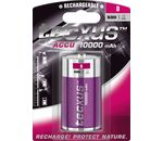 TECXUS Akku NiMH Mono D HR20 1,2V 10000mAh 1er-Blister