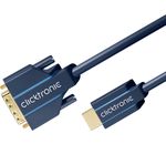 2m Clicktronic Casual HDMI/DVI-Adapterkabel (Video-Adapter zwischen HDMI und DVI-D)