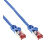 InLine® Patchkabel, S/FTP (PiMf), Cat.6, blau, 0,5m