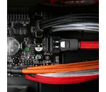 BitFenix 6-Pin PCIe Verlängerung 45cm - sleeved red/black