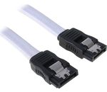 BitFenix SATA 3 Kabel 30cm - sleeved white/black