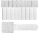 LABEL THE CABLE Wall Klettkabelhalter 10er Set - white