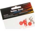 Lamptron HDD Rubber Screws PRO - red