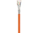 CAT 7a Installationskabel, S/FTP (PiMF), AWG 23/1 (solid) CU (Kupfer), (Orange); CAT 7A SOLID S/FTP LSZH 100m