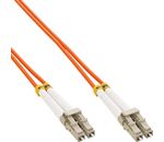 InLine® LWL Duplex Kabel, LC/LC, 62,5/125µm, OM1, 0,5m