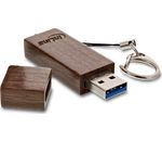 InLine USB 3.0 Speicherstick 8GB, woodline Walnuss, mit Schlüsselanhänger