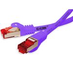 GoConn Patchkabel Cat6 1,5m violett Rastnasenschutz S/FTP PiMF 250MHz 2xgeschirmt