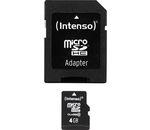SD MicroSD Card 4GB Intenso Class10 inkl. SD Adapter