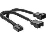 InLine® Y-Kabel für Lüfter PWM, 4pol Molex 1 Stecker / 2 Buchse,