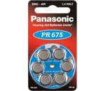 Panasonic Hörgeräte Knopfzelle PR44 (PR675); V 675 6-BL (PR44/PR675H)