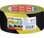 tesa Signalmarkierungsklebeband universal, 66m x 50mm, gelb/schwarz