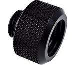 Alphacool Eiszapfen 16mm HardTube Anschraubtülle G1/4 für PMMA - Messingrohre - Deep Black