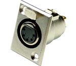 GoConn Mikrofon-Einbaubuchse, 5-polig; XLR 187-5 G 5 POL.
