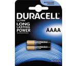 DURACELL Sicherheits-Batterie Alkaline AAAA MX2500 LR8D425 LR61 1,5V 2er-Bli
