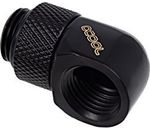 Alphacool Eiszapfen L-Verbinder drehbar G1/4 AG auf G1/4 IG - Deep Black