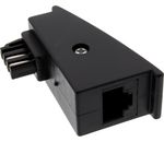 InLine TAE-F Adapter TAE-F St->RJ45 Bu, 8P2C für Fritzbox schwarz