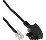 InLine® TAE-F Kabel für Telekom/Siemens-Geräte, TAE-F Stecker an RJ11 Stecker 1m