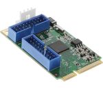 InLine® Mini-PCIe Karte, 4x USB 3.0